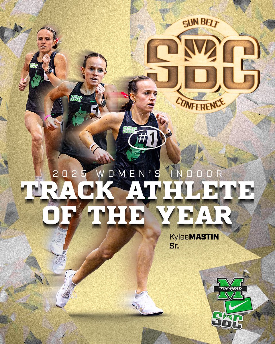🥇🥇🥇 𝑮𝒐𝒍𝒅 𝑺𝒕𝒂𝒕𝒖𝒔 🥇🥇🥇

Kylee has been named the <a href="/SunBelt/">Sun Belt</a> Women’s Track Athlete of the Year!

📰: bit.ly/TFKyleeSBC