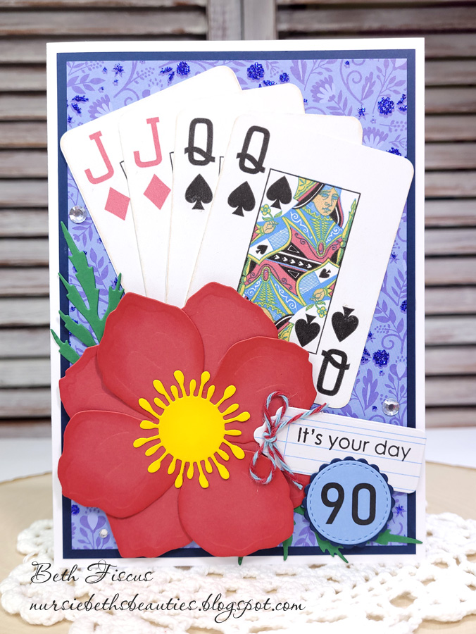nursiebeth1's tweet photo. This Pinochle themed card is on my blog today! https://t.co/rgR2YyPY5F
#card #cardmaker #cardmaking #pinochle #dcwv #dcwvmaker #trendytwine #anniespaperboutique #frostedcranberrytrendytwine #sizzix #poppy #birthday #itsyourday #birthdaycard https://t.co/eJOt5wLZP8