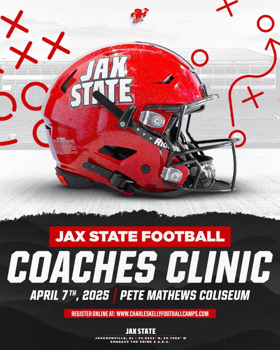 Jax State Football Coaches Clinic❗️

Registration through the link below!
charleskellyfootballcamps.com

#EmbraceTheGrind | #AKC