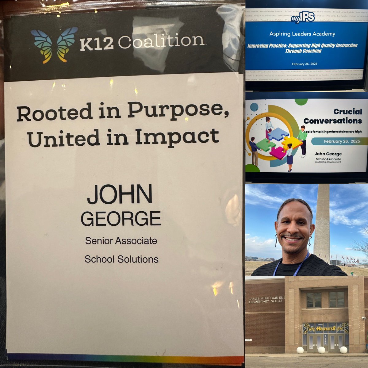 What a BUSY week this week! Started my week in Indianapolis, with IPS conducting their monthly leadership academy. One of my favorite topics to teach too, Crucial Conversations and Coaching for Impact. Finished the week in DC for our company wide retreat; I enjoyed the learning.