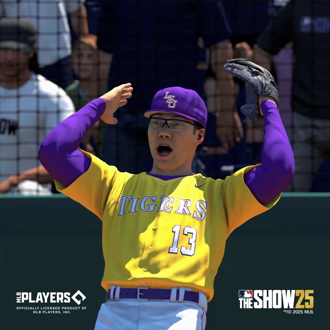 MLB The Show (@mlbtheshow) on Twitter photo Ready to rep you Tigers in #MLBTheShow 25?
<a href="/LSUbaseball/">LSU Baseball</a>
#GeauxTigers🐅 #ForgeYourJourney Ready to rep you Tigers in #MLBTheShow 25?
<a href="/LSUbaseball/">LSU Baseball</a>
#GeauxTigers🐅 #ForgeYourJourney