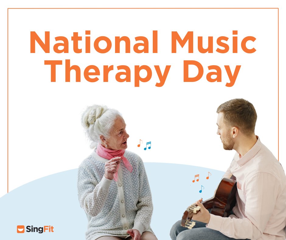 We celebrate music daily, but on March 1—National Music Therapy Day—we’ll be singing even louder! Our team includes MTs alongside 10K professionals in the U.S. advancing #MusicAsMedicine. #SingFit's goal is to expand the value of MT, its therapists &amp; access to therapeutic music.