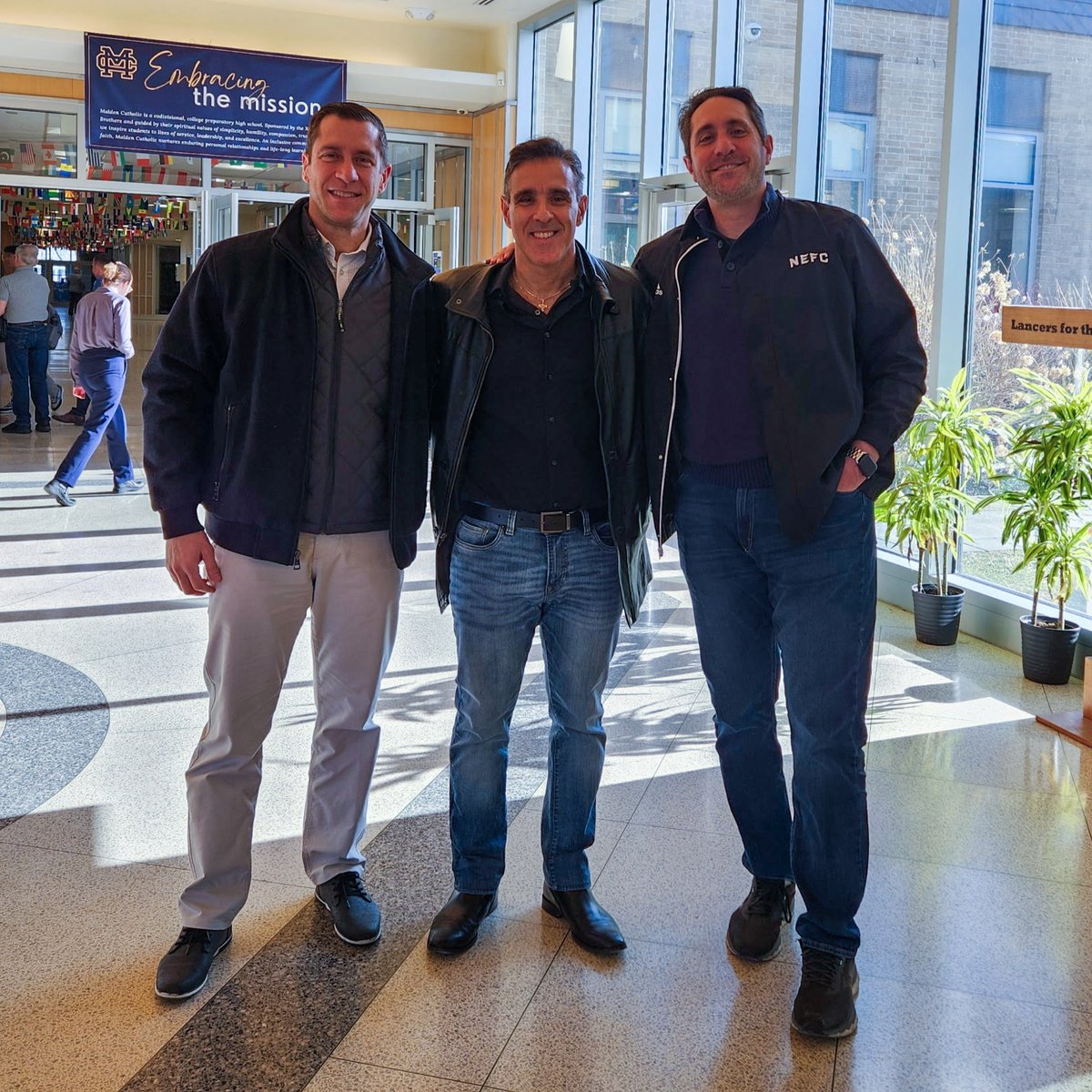Brothers and MC Alumni Albert Russo '95, L. Sandro Russo '89 and Steven Russo '93 all came back to campus as Judges at the 2025 STEM Fair this past Wednesday!