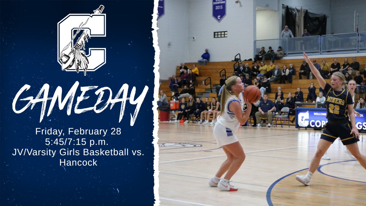 It's Gameday!  Good luck to our girls basketball teams as they host Hancock in their last regular season games tonight.  The games will be on the NFHS Network.  Go Kings!