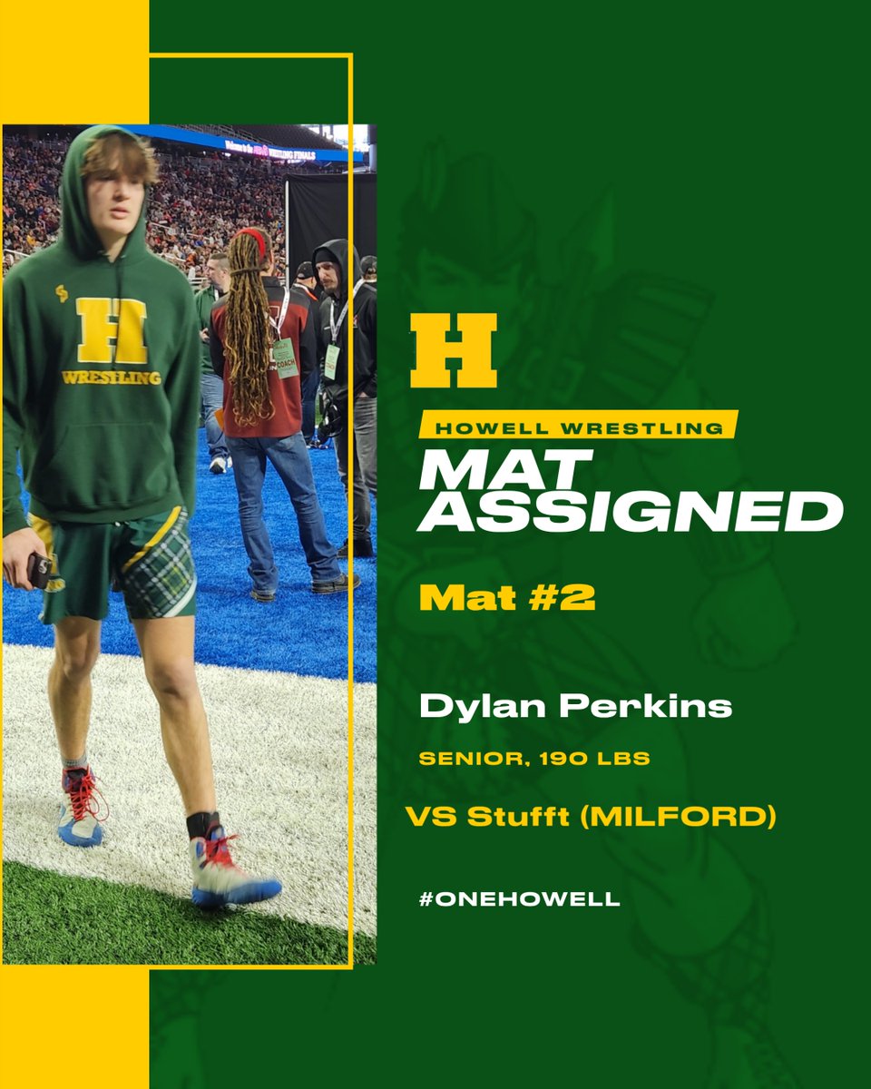 First round of consolations has Dylan taking on Senior Ike Stufft from Milford
