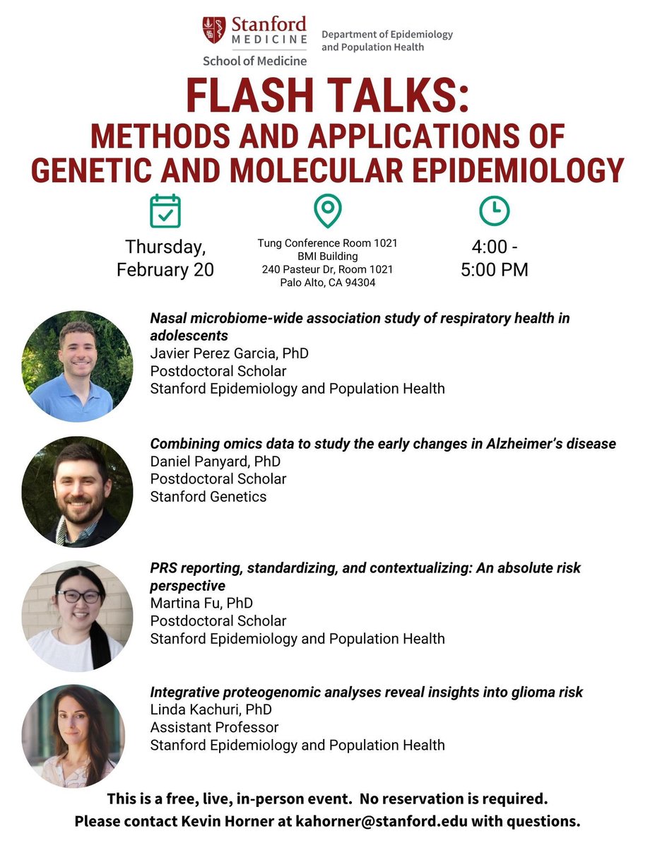 Javier Perez-Garcia (@javier_pg96) on Twitter photo Great time last week at the <a href="/StanfordEpiNews/">Stanford Epidemiology & Population Health</a> flash talks session about genetic and molecular epi showing our work on microbiome and respiratory health <a href="/cardenaasca/">Andres Cardenas</a>. Happy to meet more folks and experts from the field! 😃🧬Thanks <a href="/Linda_Kachuri/">Linda Kachuri</a> for the invitation and organization! Great time last week at the <a href="/StanfordEpiNews/">Stanford Epidemiology & Population Health</a> flash talks session about genetic and molecular epi showing our work on microbiome and respiratory health <a href="/cardenaasca/">Andres Cardenas</a>. Happy to meet more folks and experts from the field! 😃🧬Thanks <a href="/Linda_Kachuri/">Linda Kachuri</a> for the invitation and organization!