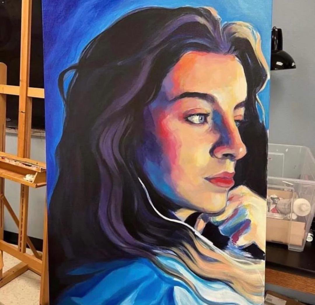 8 x8 oil on canvas ❤️🖼