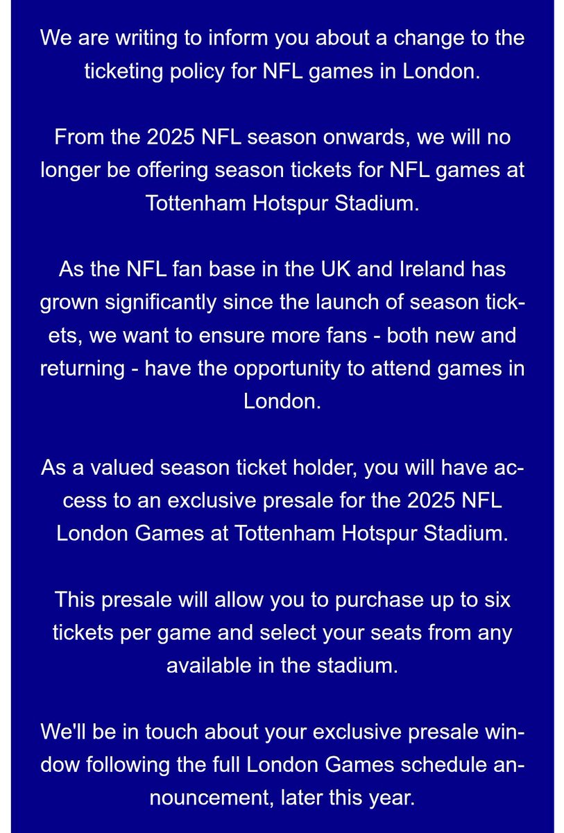 NFL London (& now Dublin) 2025... Countdown is on tweet media