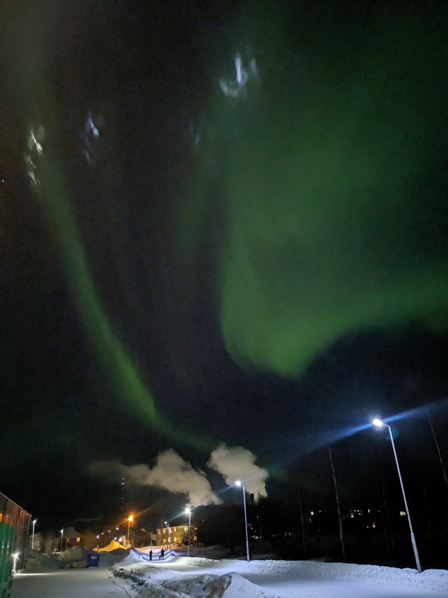 When you get off work at night in Kiruna