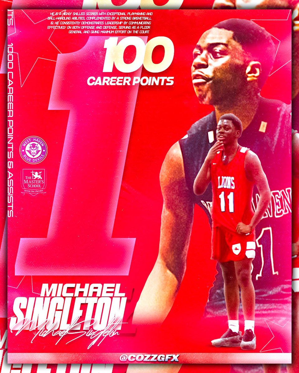 Michael Singleton (@s4mikey_) on Twitter photo Thankful to hit 1,100 points in my hs career 🙏🏾🙏🏾
<a href="/RecruitTheBronx/">RecruitTheBronx</a> <a href="/HankampScott/">Scott Hankamp</a> <a href="/KevinMoses38/">Kevin Moses LLC</a> <a href="/TheUncommitted0/">The Uncommitted</a> Thankful to hit 1,100 points in my hs career 🙏🏾🙏🏾
<a href="/RecruitTheBronx/">RecruitTheBronx</a> <a href="/HankampScott/">Scott Hankamp</a> <a href="/KevinMoses38/">Kevin Moses LLC</a> <a href="/TheUncommitted0/">The Uncommitted</a>