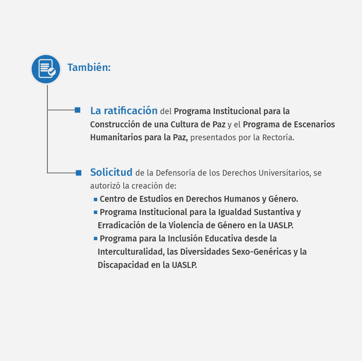 ¡Entérate!  

✅ Estos son los asuntos aprobados en la sesión ordinaria del mes de febrero de 2025, del H. Consejo Directivo Universitario de la #UASLP.