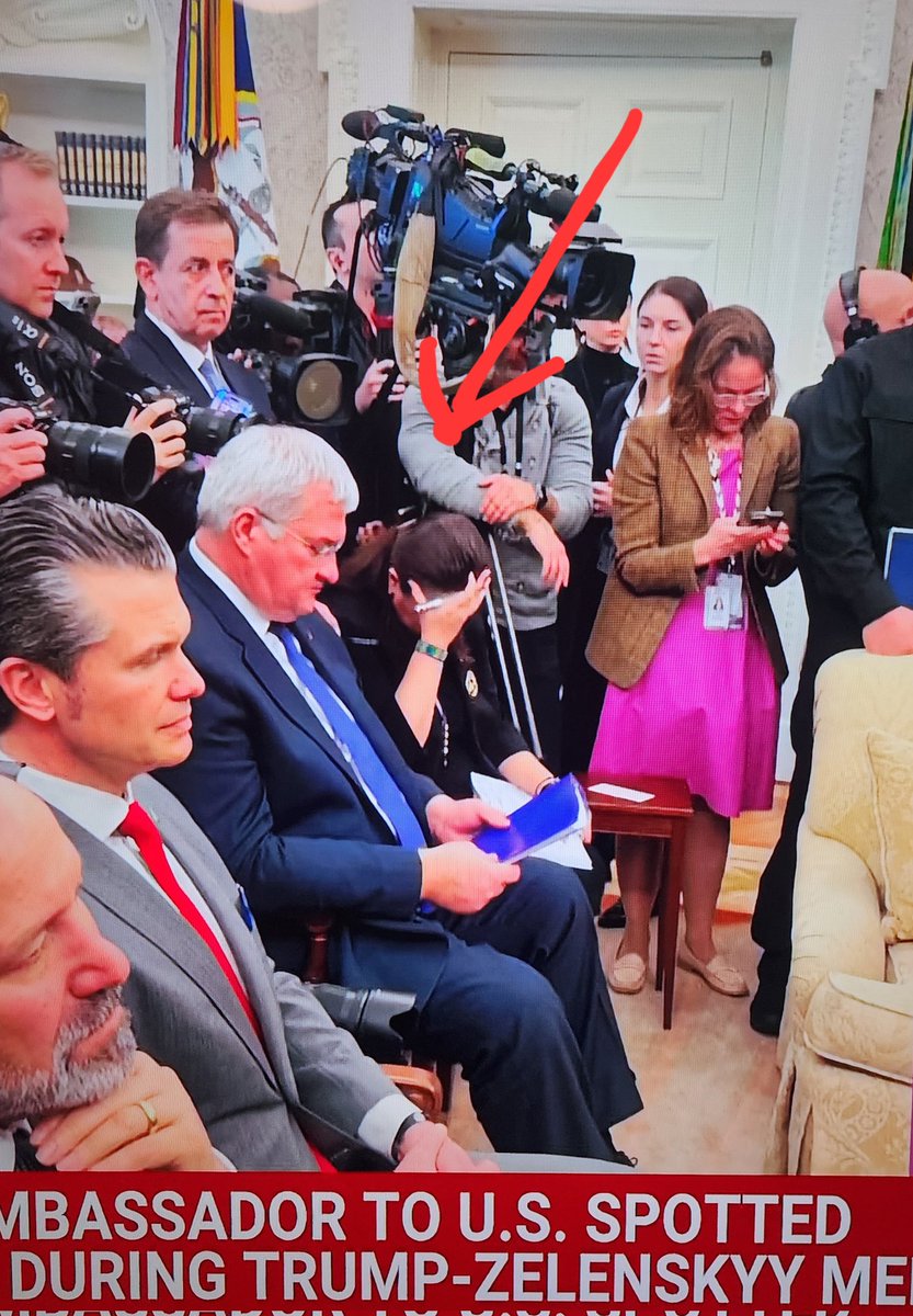 mmpadellan's tweet image. This woman, with her head in her hands during that embarrassing screaming match, is all of us.