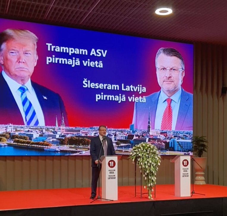 Šlesers šodien pusotru stundu performēja uz šāda fona, tieši tajā pašā dienā, kad Tramps izlamāja un izdzena no Baltā nama Zelenski. Secinājums izdariet paši.