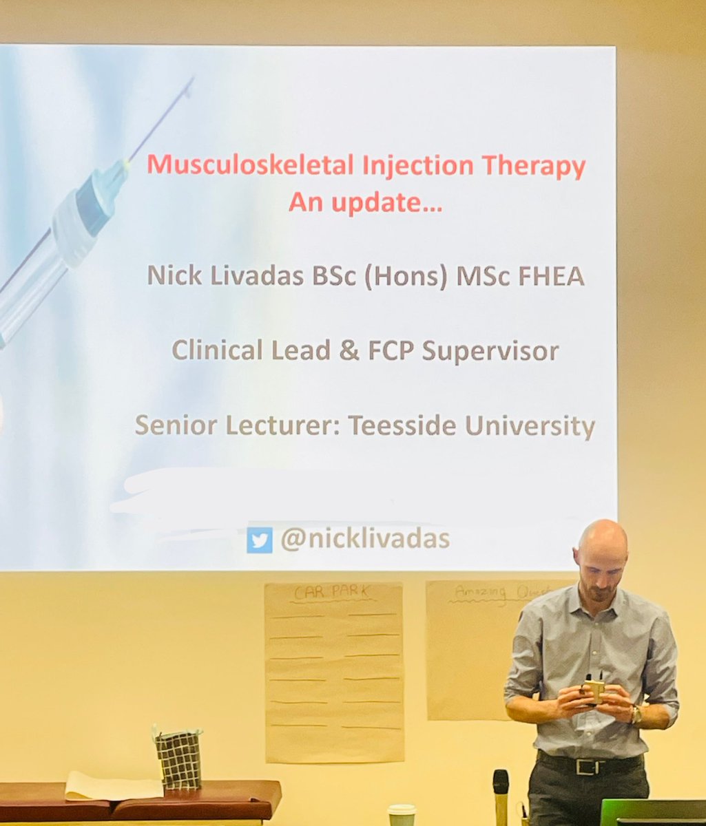 Excellent injection therapy update with <a href="/nicklivadas/">Nick Livadas</a> today in Edinburgh - some great reflections with an expert facilitator! Thanks Nick! 🙏