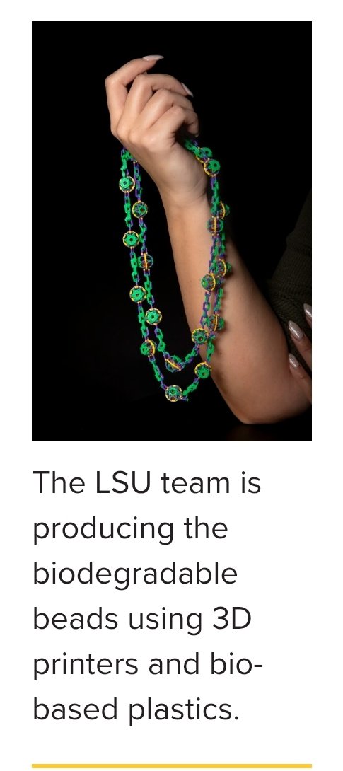 jsallen9's tweet photo. Mardi Gras biodegradeable beads 💜💚💛 https://t.co/4qabEq9uuD https://t.co/SwRsWi2cfJ