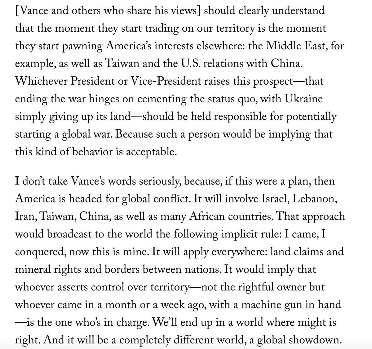 RPFischer's tweet photo. What Zelensky told @yaffaesque last September about J.D. Vance : https://t.co/MNE5AwzR2I https://t.co/nZDuG3DfSJ