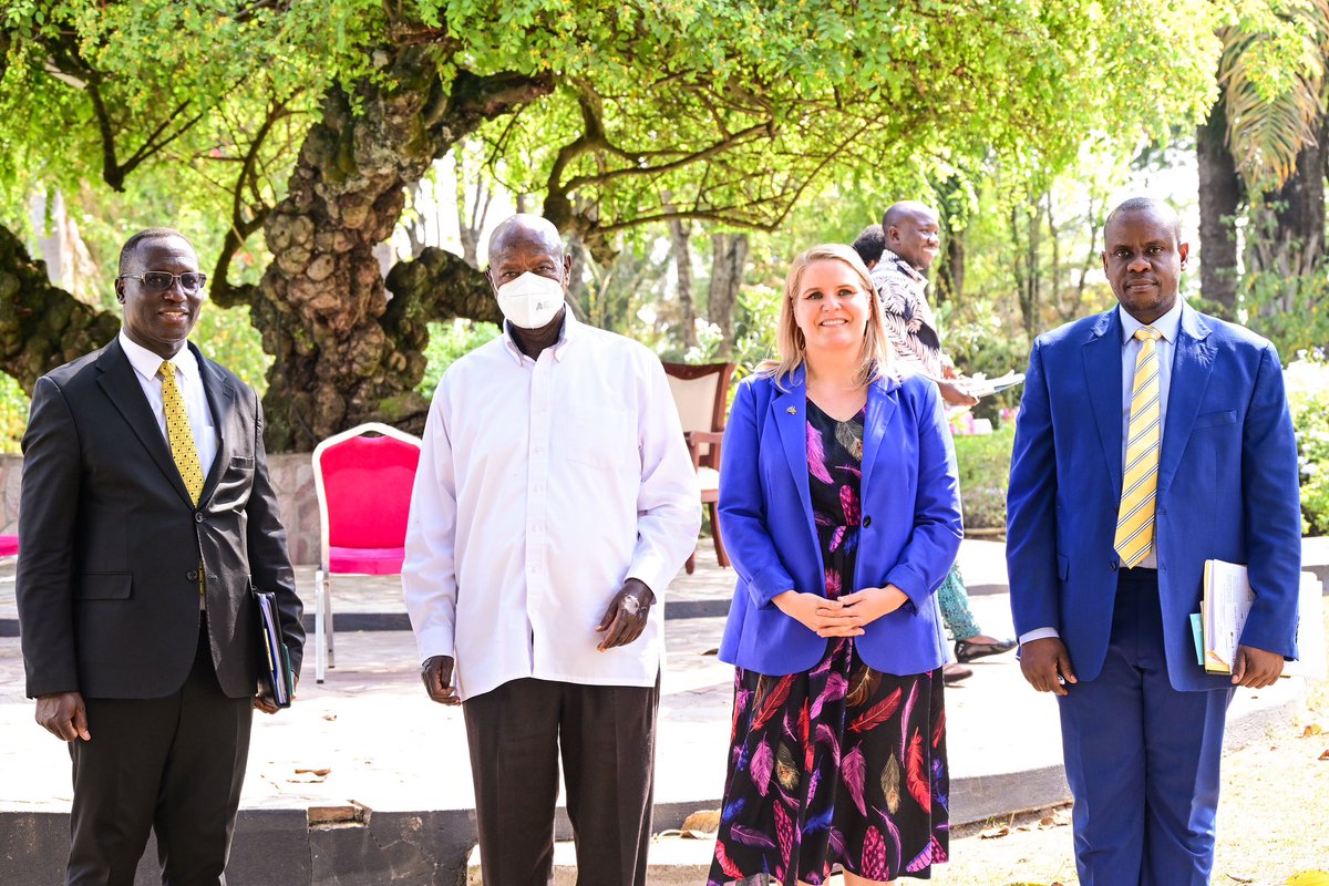 We extend our heartfelt gratitude to His Excellency President <a href="/KagutaMuseveni/">Yoweri K Museveni</a>, the father of Uganda's next president and our beloved leader, for sharing his wisdom and courage with us this evening In Rwakitura during his meeting with Iceland's Ambassador to Uganda, Her Excellency