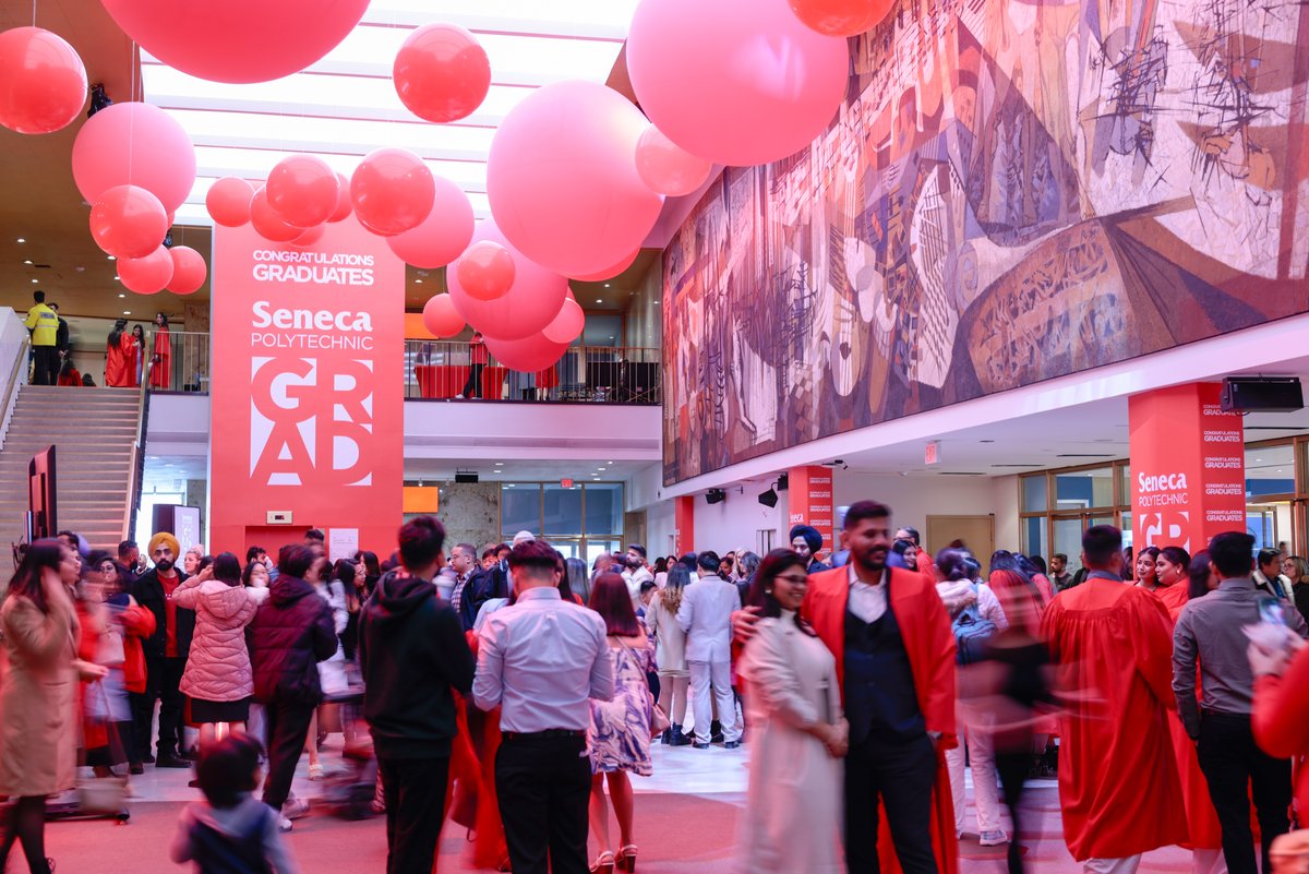 On Saturday, March 1, 3 p.m. at Meridian Hall, we celebrate the Faculty of Continuing Education's graduates🎓 We are #SenecaProud of your accomplishment 🎉

📸Share your joy using #SenecaGrad and tag <a href="/SenecaPoly/">Seneca Polytechnic</a> for a chance to be featured on Seneca social media channels.