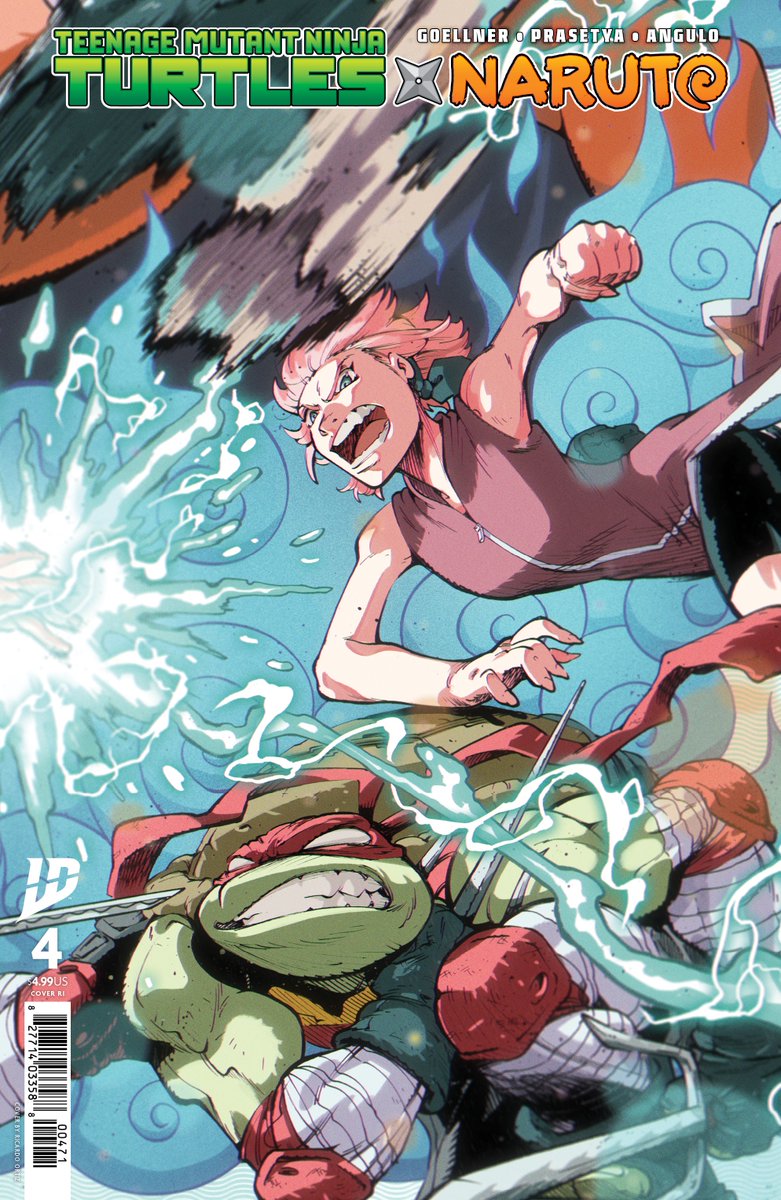 IDW Publishing (@idwpublishing) on Twitter photo Get a peek at #TeenageMutantNinjaTurtles x #Naruto #4 covers before the catalog goes live!
Cover D: <a href="/karlkerschl/">Karl Kerschl</a>
Cover RI25: <a href="/FelipeTweeters/">Felipe Smith</a>
Cover RI50: <a href="/kcatalanart/">Kevin Anthony Catalan</a>
Cover RI75: <a href="/RLopezOrtiz/">Ricardo López Ortiz</a>
#TMNTxNaruto #4 is at local comic shops 5/21.
Who's excited? 👀🐢🦊
#TMNTComics #TMNT Get a peek at #TeenageMutantNinjaTurtles x #Naruto #4 covers before the catalog goes live!
Cover D: <a href="/karlkerschl/">Karl Kerschl</a>
Cover RI25: <a href="/FelipeTweeters/">Felipe Smith</a>
Cover RI50: <a href="/kcatalanart/">Kevin Anthony Catalan</a>
Cover RI75: <a href="/RLopezOrtiz/">Ricardo López Ortiz</a>
#TMNTxNaruto #4 is at local comic shops 5/21.
Who's excited? 👀🐢🦊
#TMNTComics #TMNT