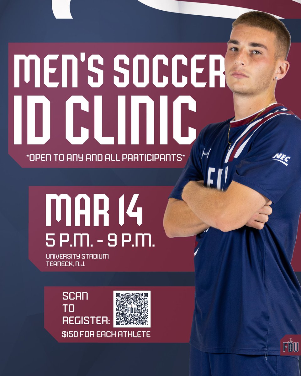 another opportunity to get some work in with us‼️

scan the QR code or visit FDUKnights.com to sign up today. 

#uKNIGHTED
