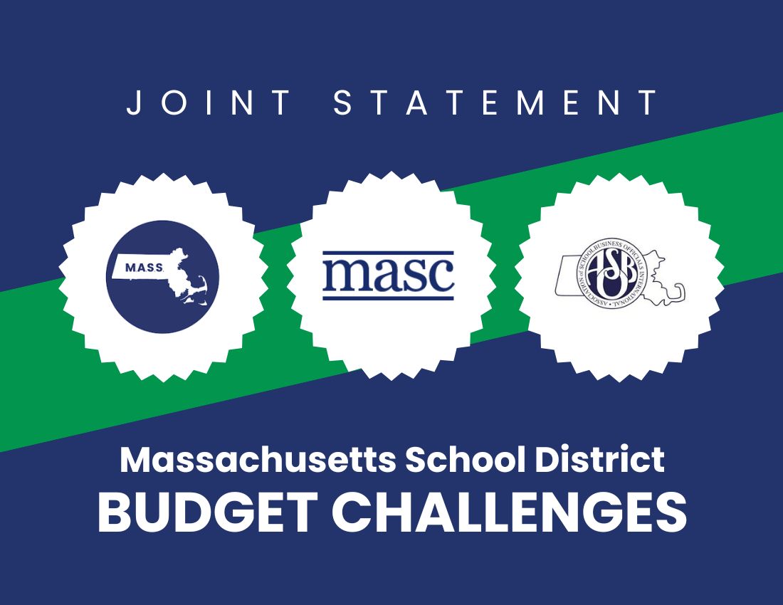 The Executive Directors of the Massachusetts associations of Superintendents, School Committees &amp; School Business Officials have issued a joint statement about the “perfect storm” of fiscal challenges facing school districts. #MAedu bit.ly/3F1lLgc
