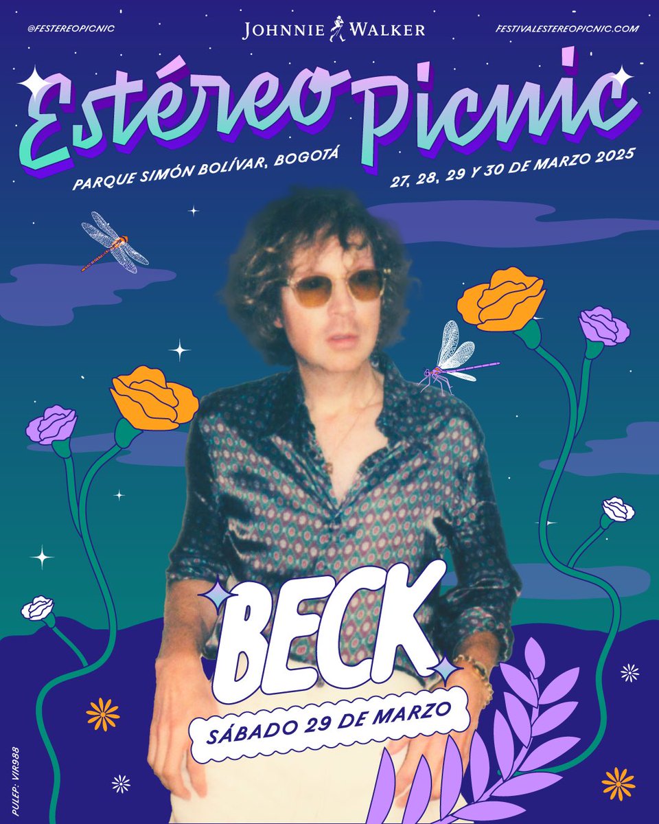 💥¡El Guero <a href="/beck/">Beck</a> por primera vez en Colombia! 💥

Uno de los grandes héroes de toda una generación que  redefinió por completo el sonido de los años 90’s y 2000, llega a Un Mundo Distinto 🔥🙌

📍Sábado 29 de Marzo en el Parque Simón Bolivar, Bogotá

<a href="/Festereopicnic_/">¡Así se siente estar vivos!</a>