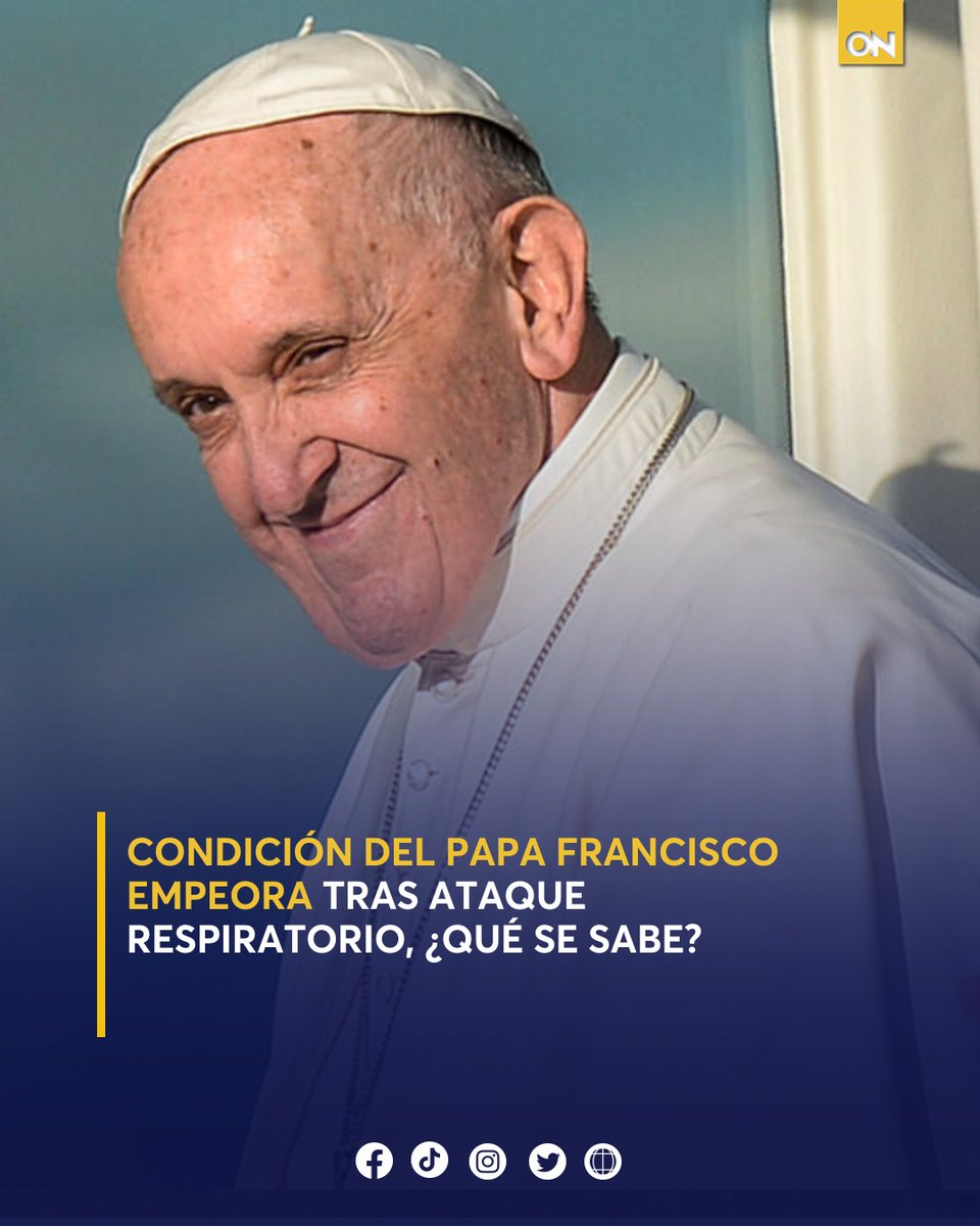 canal11hn's tweet image. 🚨¡Última hora del estado de salud del Papa Francisco!🚨 Ingresa a la nota y descubre el reporte del Vaticano. 👉🏻 oncenoticias.hn/internacional/… 

#PapaFrancisco #EstadodeSalud #ElVaticano