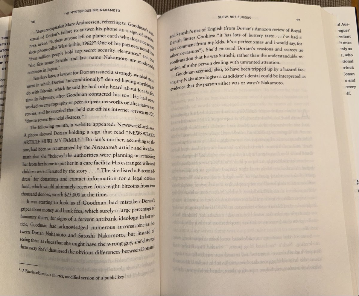 rnakashi's tweet photo. This was a fun episode from my days as a reporter: the hunt for Bitcoin founder Satoshi Nakamoto. Author Benjamin Wallace captures the wackiness of the moment, including the slow-motion car chase down the I-10 :) https://t.co/vUJu9gHSA4 https://t.co/D25mhu9nF3