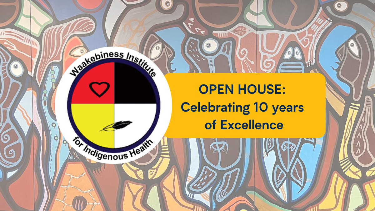 U of T Public Health (@uoft_dlsph) on Twitter photo Join <a href="/wbiih_/">Waakebiness Institute for Indigenous Health</a> for their 10th anniversary celebration and open house on Thurs., Mar. 6 from 2:00 – 4:00 pm.
Learn more and register online: ow.ly/uIc850V8ySu. Join <a href="/wbiih_/">Waakebiness Institute for Indigenous Health</a> for their 10th anniversary celebration and open house on Thurs., Mar. 6 from 2:00 – 4:00 pm.
Learn more and register online: ow.ly/uIc850V8ySu.
