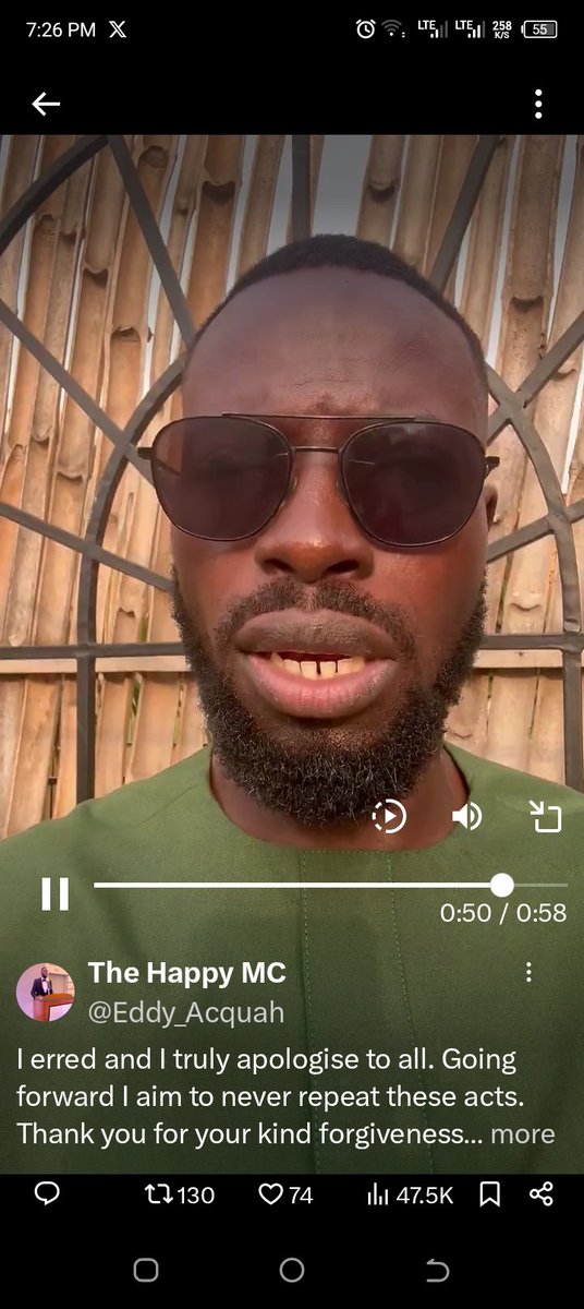 We won't entertain this kind foolishness this time around, We have people in the NDC who can do better than you. Keep your apologies to yourself. @ Eddy Acquah.