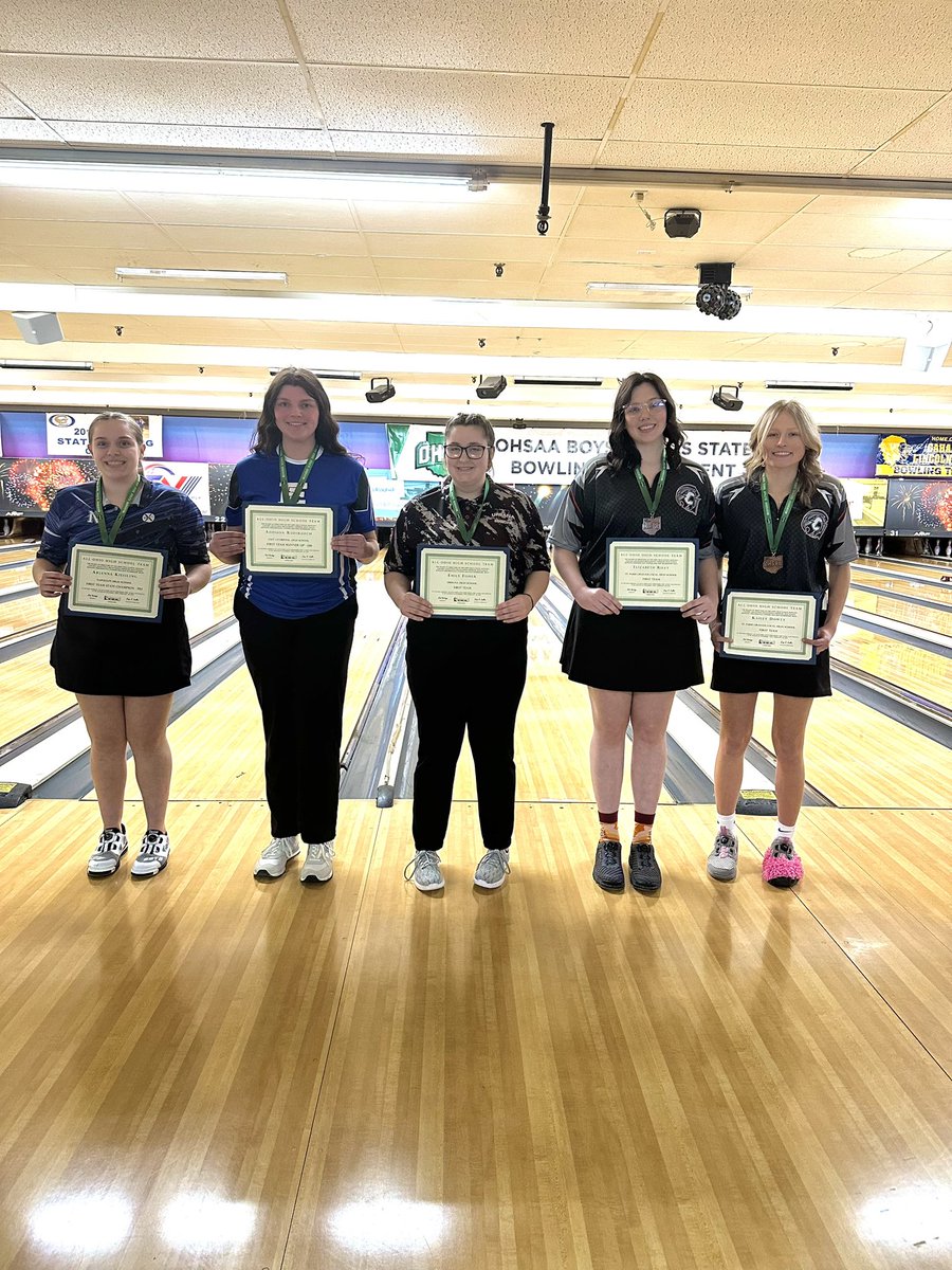 🎳#OHSAA BOWLING: Congratulations to junior Arianna Kiessling from Napoleon High School for receiving the individual state title at the 2025 girls Division II Bowling State Championship!
