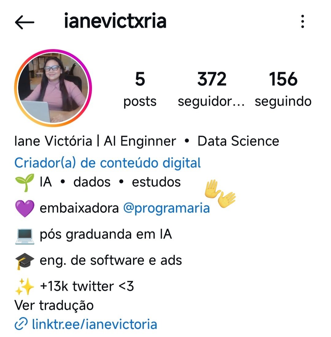 ianevictxria's tweet image. Conheçam a mais nova embaixadora da @programaria 💜

Em breve muuitass novidades estaram vindo, meninas de tech! 

FIQUEM ATENTAS! ✨💜