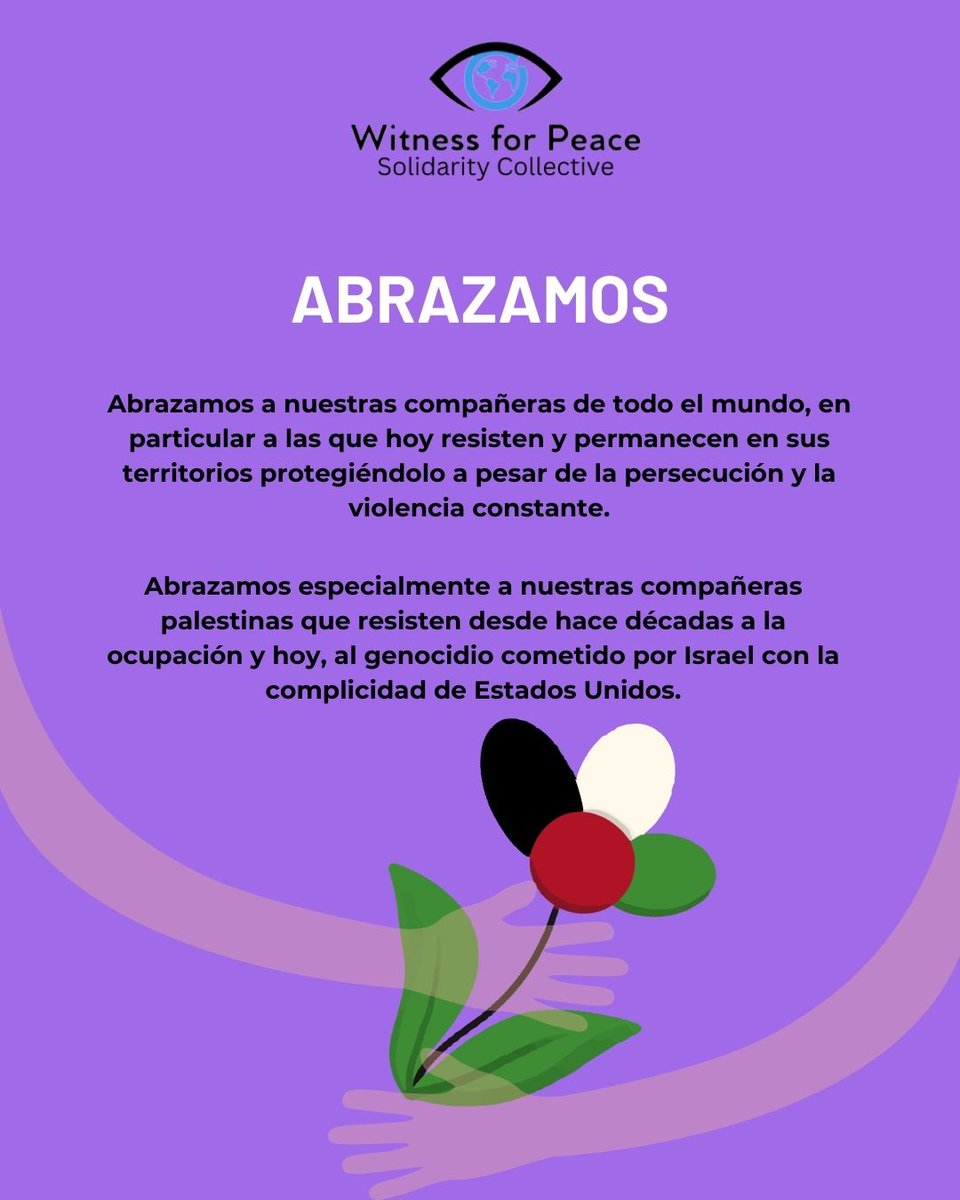 💜✊🏼International Women’s Day✊🏼💜
We embrace our 'compañeras' around the world and especially those who today resist and remain in their territory despite persecution and constant violence.