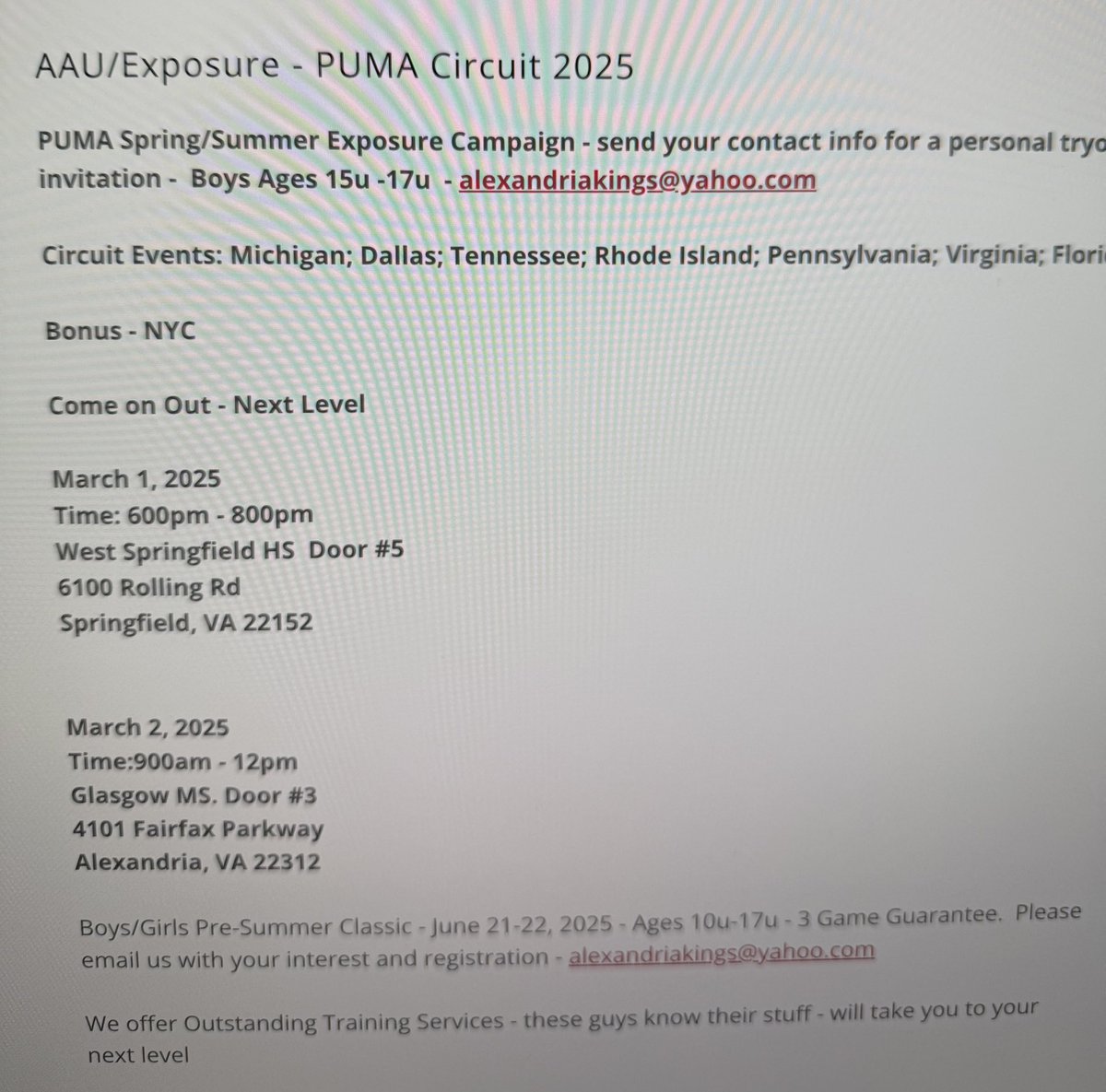 AlexandriaKings (@tom_kirven) on Twitter photo 