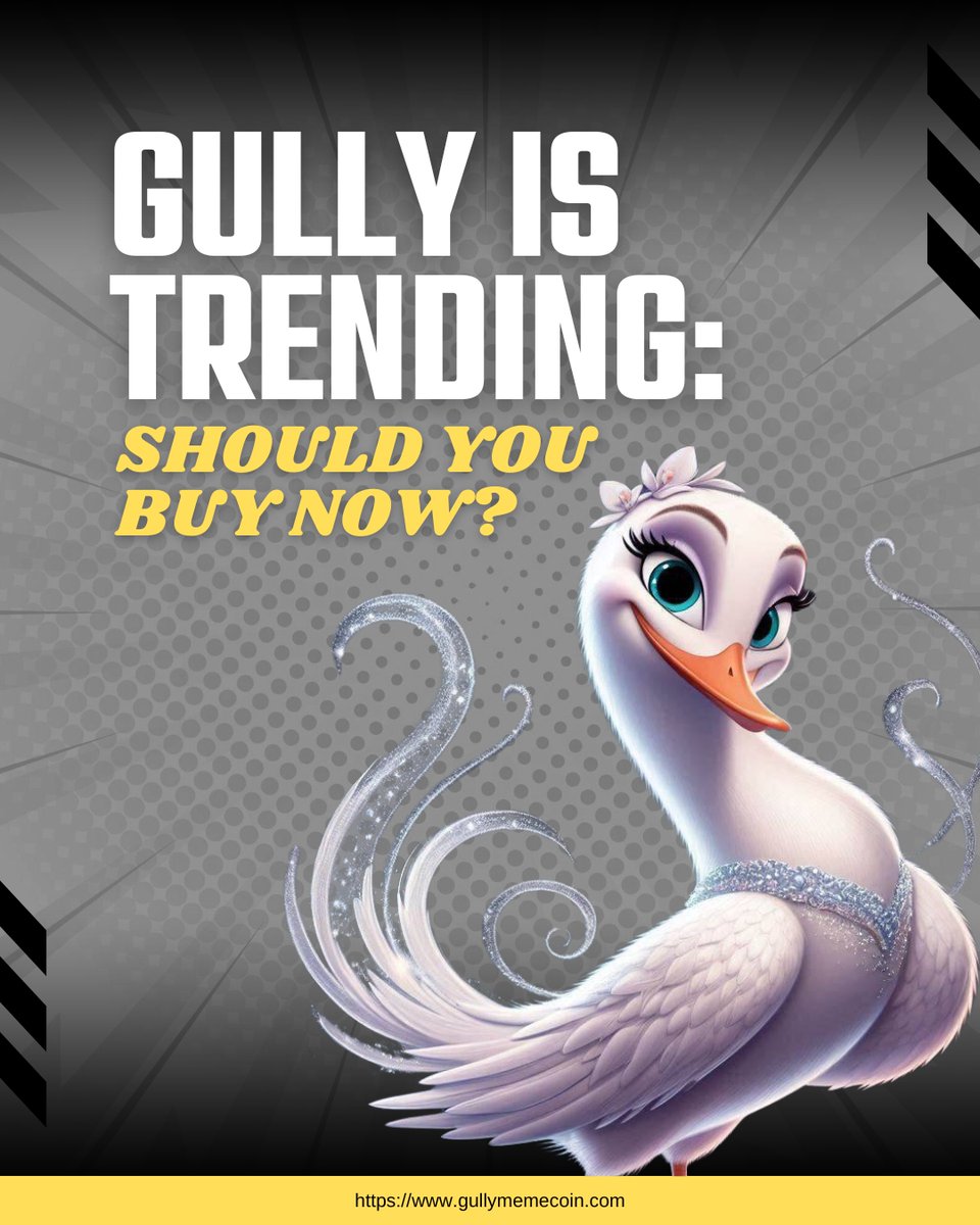 sofia_seagull's tweet photo. Gully is the latest memecoin taking the crypto world by storm, sparking a lot of excitement across social media and crypto enthusiasts. With its meme-inspired roots and viral marketing, it’s gaining attention, but is it worth jumping in now?

Like any memecoin, Gully has its fair share of risks. While the hype is real, it’s important to remember that memecoins often experience volatile price swings, driven more by online trends than fundamental value. 

So, should you buy now? If you're considering investing in Gully, make sure you're prepared for the potential highs and lows that come with it. Do your research, evaluate your risk tolerance, and only invest what you're willing to lose. 

Ultimately, the decision comes down to your personal investment goals and how much risk you're ready to take. Remember, trends like this can change quickly, so stay informed and be ready to adapt.

#GullyCoin #MemecoinTrends #CryptoInvesting #BuyOrWait