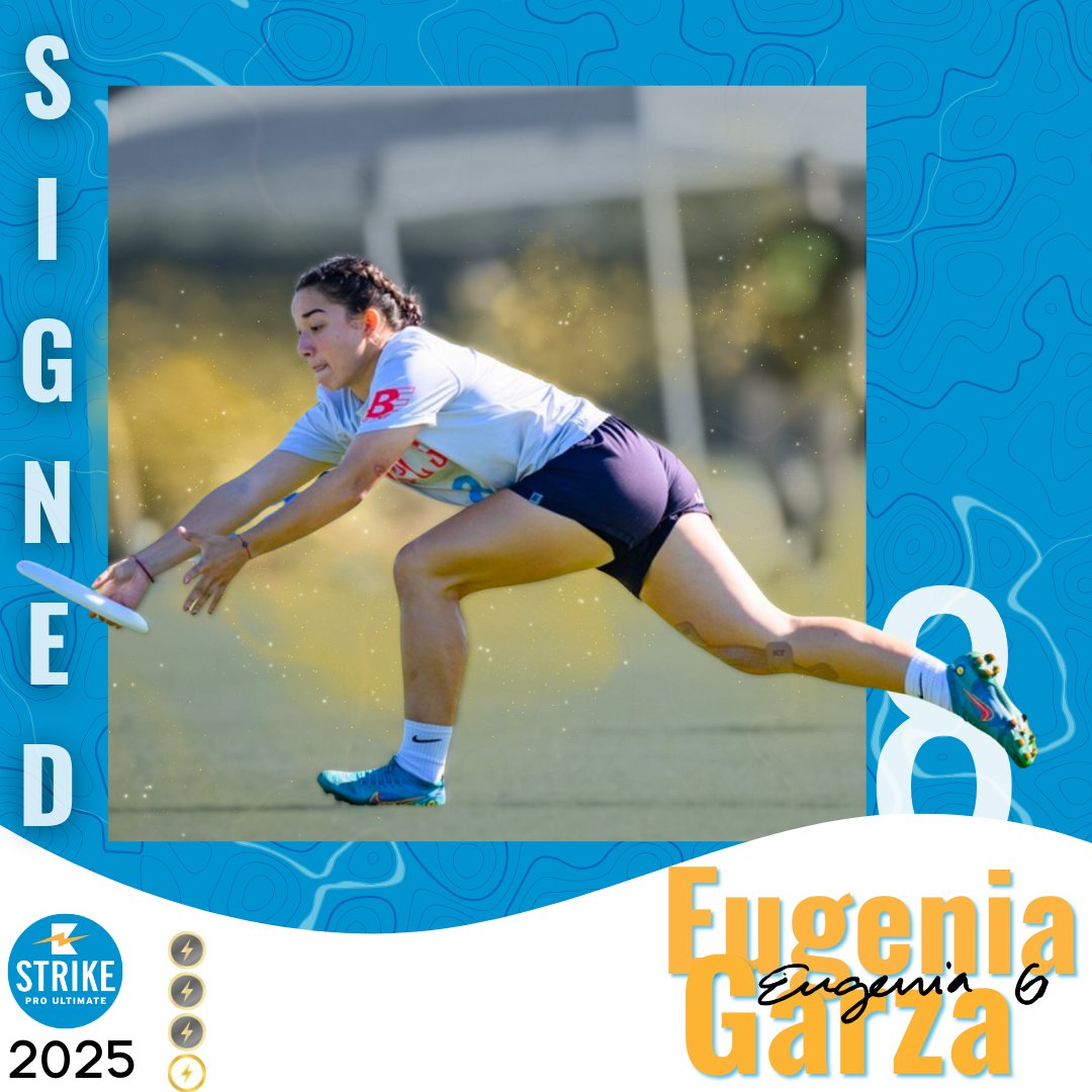 ⚡SIGNED⚡
.
Powering up for her rookie season on Strike is U24 World's competitor Yoshi (aka Eugenia Garza) with her huge speed and big moves locked and loaded!