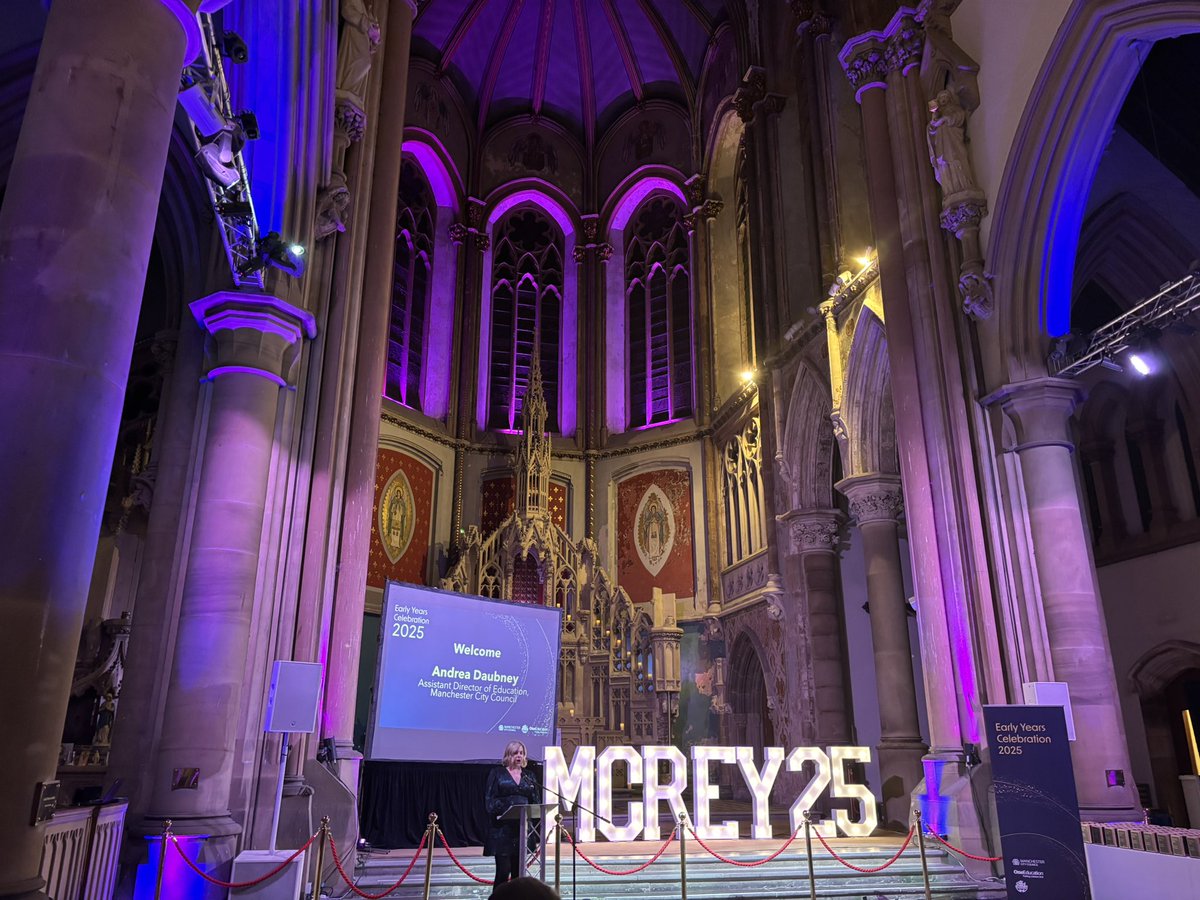 Rachel Foster (@rachelfosteroe) on Twitter photo And the #MCREY25 Early Years Celebration 2025 has started with a wonderful welcome by <a href="/andreadaubs/">Andrea Daubney</a> 🥂
<a href="/ManCityCouncil/">Manchester City Council</a> <a href="/OneEducation/">One Education</a> <a href="/mcr_education/">MCR Education</a> <a href="/mcceyqateam/">MCC Early Years QA Team</a> And the #MCREY25 Early Years Celebration 2025 has started with a wonderful welcome by <a href="/andreadaubs/">Andrea Daubney</a> 🥂
<a href="/ManCityCouncil/">Manchester City Council</a> <a href="/OneEducation/">One Education</a> <a href="/mcr_education/">MCR Education</a> <a href="/mcceyqateam/">MCC Early Years QA Team</a>