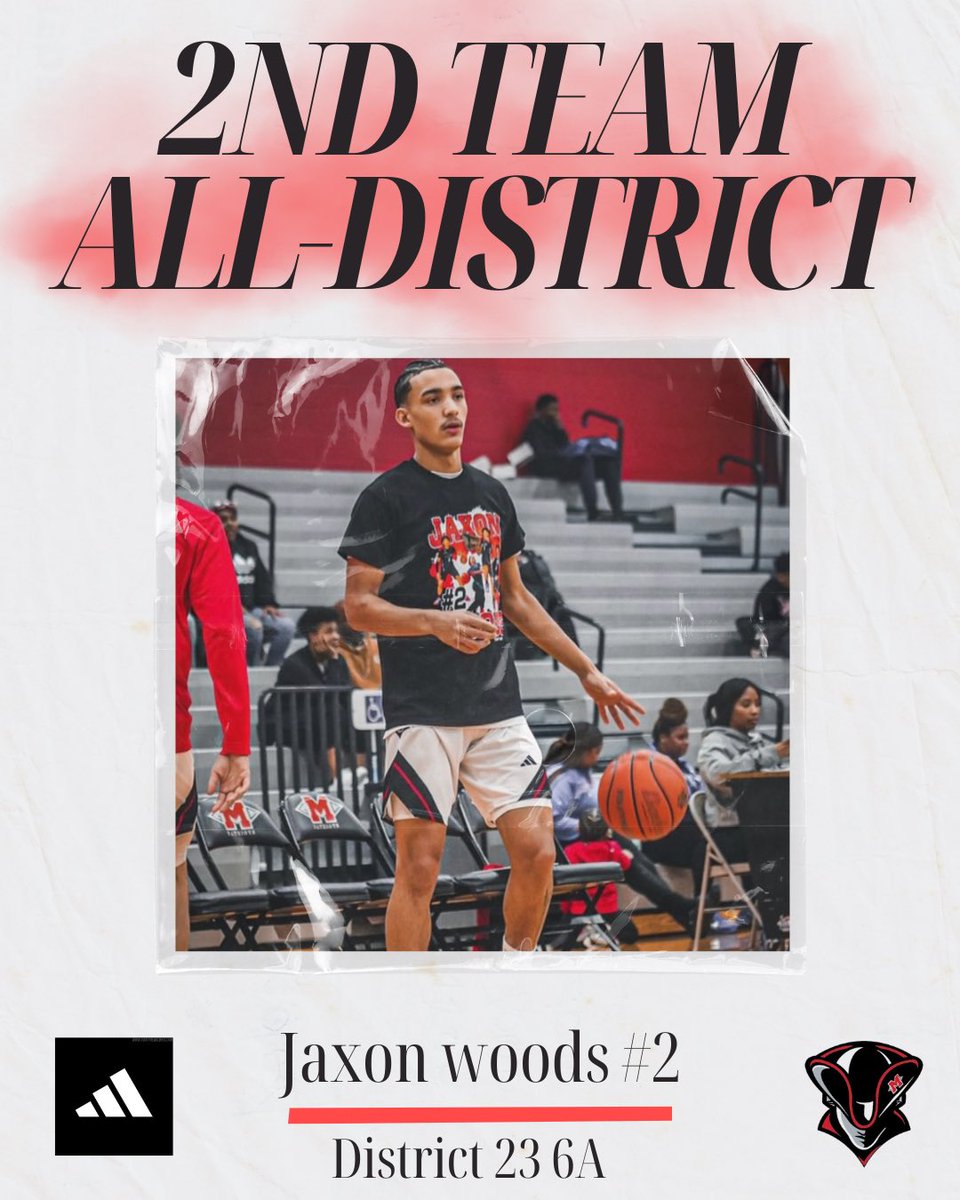 Congratulations to <a href="/JaxonWoods5/">Jaxon Woods</a> on earning Second Team All-District this year‼️