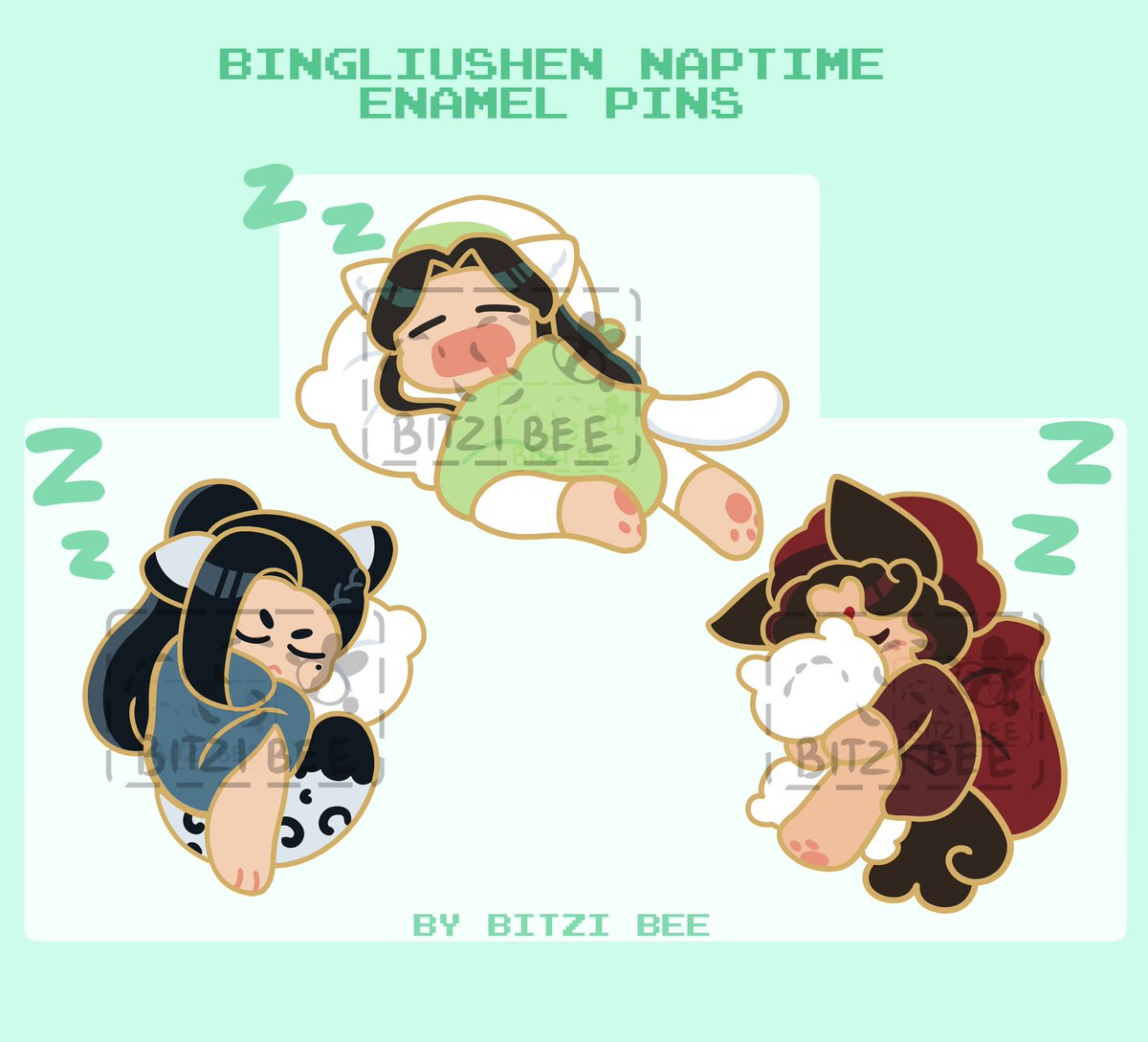 POs are live for my Bingliushen naptime pins! #svsss #bingliushen bitzibee.sumupstore.com