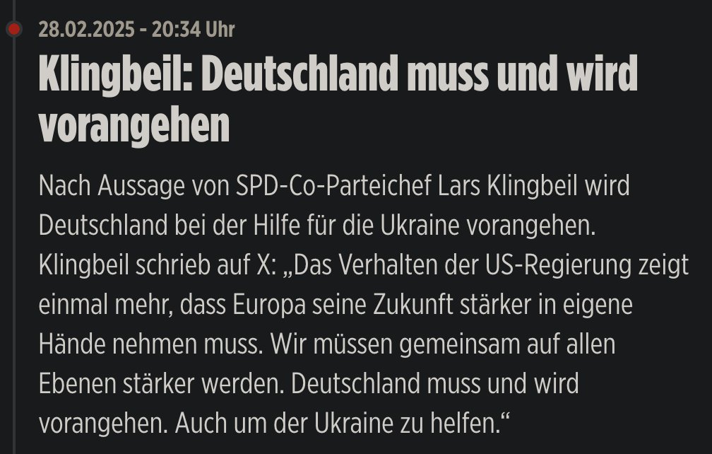 JaBiNeDa's tweet image. Es ist zu befürchten, dass die EU und allen voran die größenwahnsinnigen "Demokratieretter" in Berlin verrückt genug sind, diesen Krieg alleine weiterzuführen.

It is to be feared that the EU and above all the megalomaniac “democracy saviors” in Berlin are crazy enough to…
