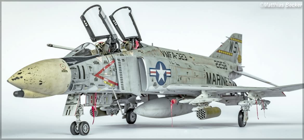 ModelingDutchmn's tweet image. Tamiya scale 1/48 F-4B Phantom II by Matthias Becker