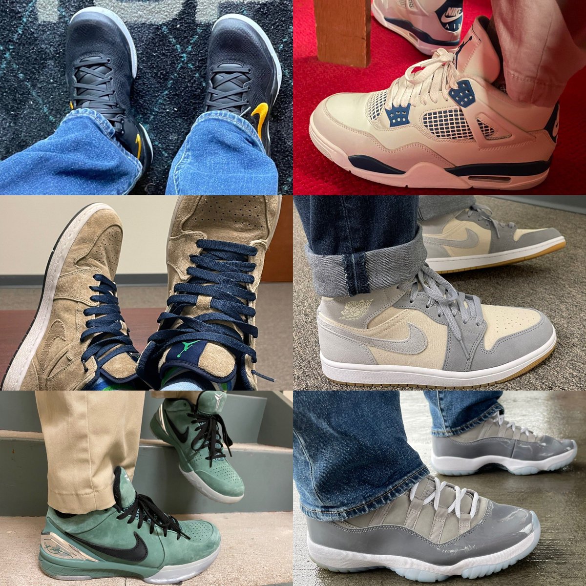 mounties777's tweet image. Today’s theme is to post a collage of the whole #BHMKOTD25, but I wanted to sneak that 1 last Jackie pair in for Black History Month. Thanks @JerLisa_Nicole for organizing &amp;amp; all you do! 💐