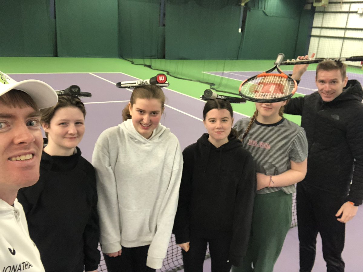 Thanks to <a href="/mark___bullock/">Mark Bullock he/him 💙</a> from <a href="/BItennischarity/">Bright Ideas for Tennis</a> for today’s informative and enjoyable disability training. #CTC Head Coach Jon, brother (and former coach) Andy plus some of our Assistants/Senior Leaders picked up top tips and had fun trying various forms of adapted tennis. 🎾📚👍