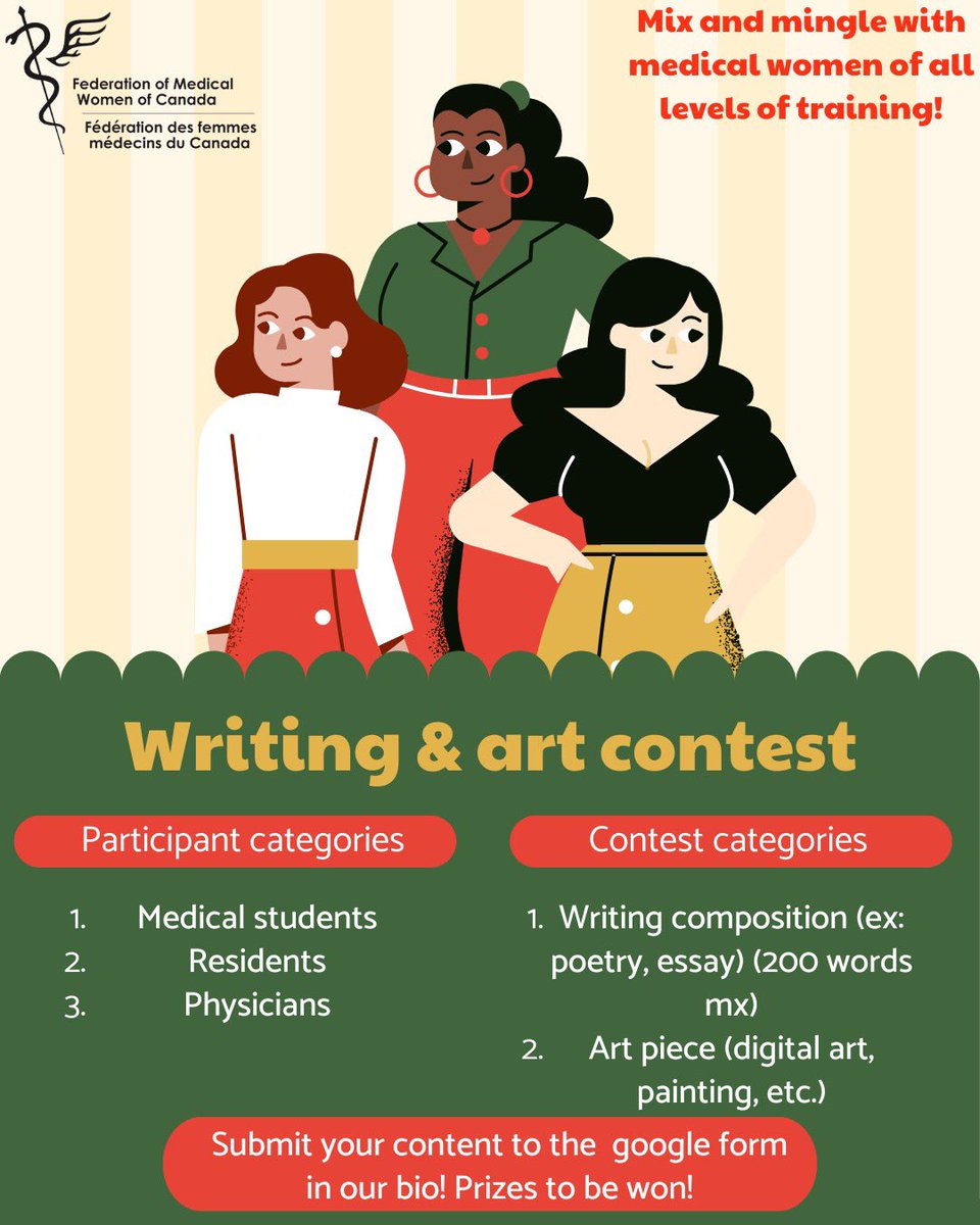 Please join us for a Pub Night at the Heart &amp; Crown (353 Preston St) on Thursday March 6th from 5:30 PM to 7:30 PM. Students, residents and staff physicians are all welcome! ✨

You are also invited to submit an entry for our Art &amp; Writing contest ahead of the social!