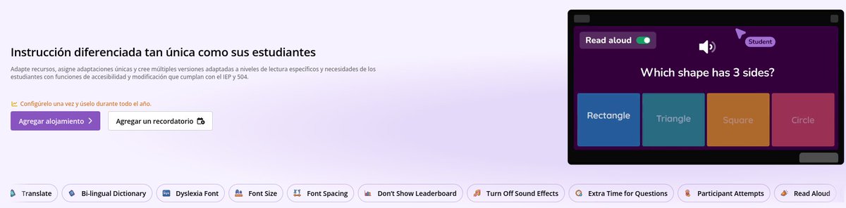 ¡Diferencia tus Quizizz con la herramienta ‘Adaptaciones’  en @Quizizz ¡Al alumnado les encanta! <a href="/quizizz/">Quizizz</a> @alanacolabella #youcanwithquizizz
