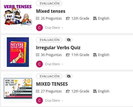 ¡Aquí están mis 3 mejores actividades de Quizizz para enseñar tiempos verbales ! #youcanwithquizizz,<a href="/quizizz/">Quizizz</a> @alanacolabella #youcanwithquizizz