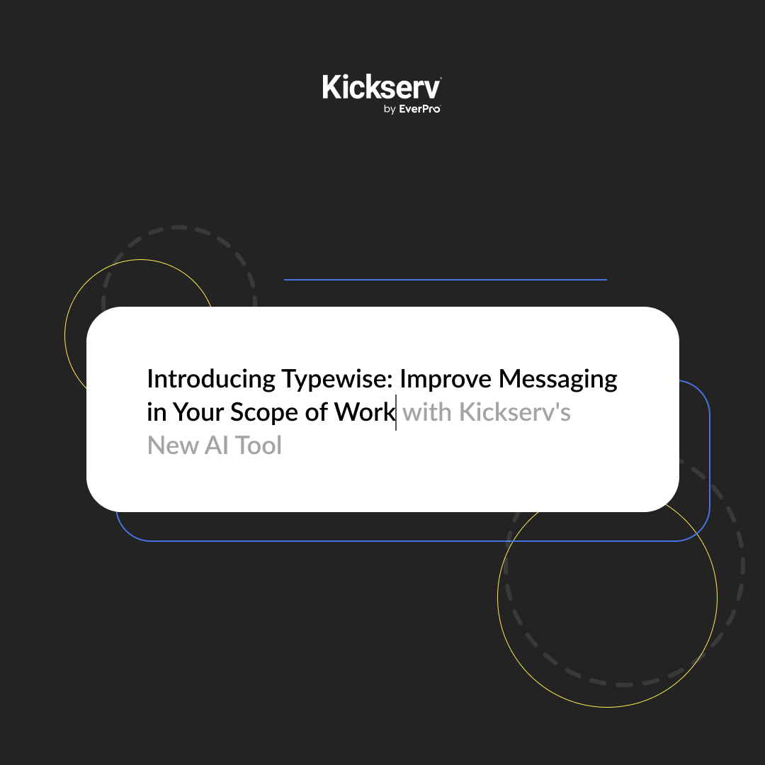 Enhance your customer messaging with Kickserv's new AI tool, Typewise! Using predictive text, it suggests words to save you time and improve communication. Now available in the mobile app—check it out! ow.ly/HNHH50V8zmO