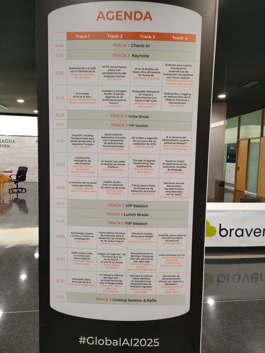 Todo listo para mañana !!! #GlobalAI25 is coming!!