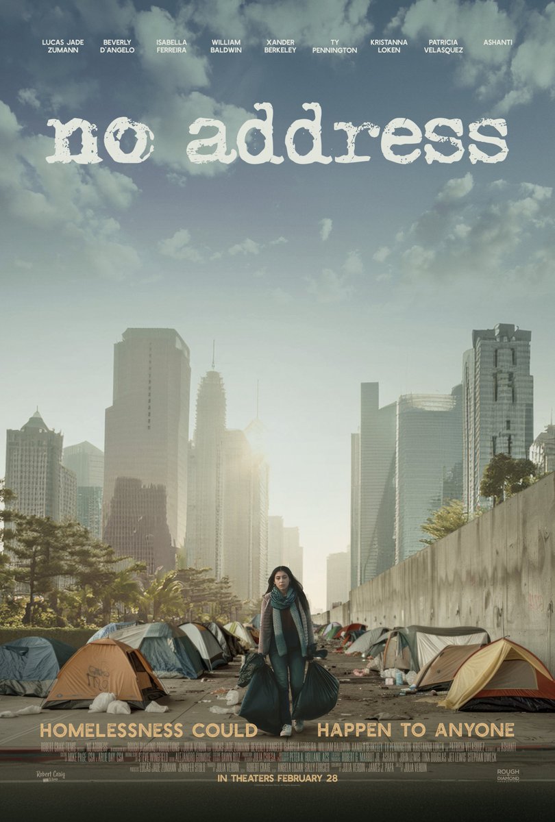 NO ADDRESS follows the journey of Lauren, a young woman who lost her mom at a young age and ended up in foster care.  No Address in theaters starting 2/28 Many thanks to Robert Craig Films  @noaddressmovie n@BreakTheNoAddressCycle <a href="/NoAddressMovie/">No Address Movie</a> @MomentumInfluencerNet