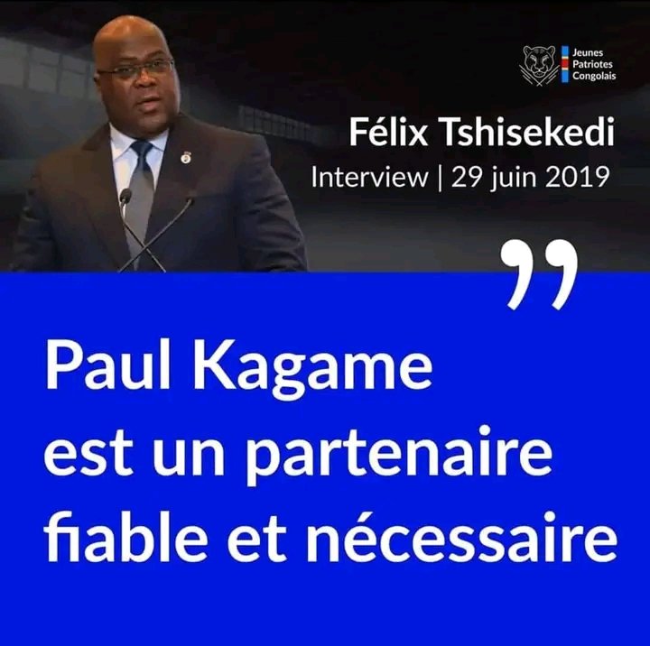<a href="/BenitaNtumba/">BENITA TSHISEKEDI ÉTAT DE DROIT ❤️💛💙</a> Le malheur c'est d'avoir un président qui considère le pays qui tue la population congolaise comme partenaire fiable
